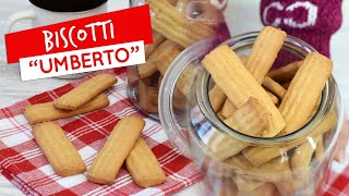 Biscotti Umberto biscotti siciliani da colazione  Ricetta facile [upl. by Artemed199]