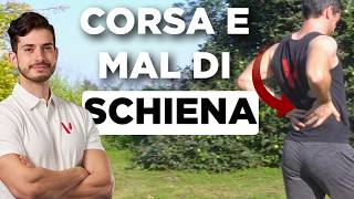 CORSA e MAL di SCHIENA cosa DEVI sapere [upl. by Carlin351]