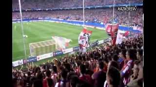 Atletico Madrid vs Juventus CHAMPIONS 01102014 FRENTE ATLETICO [upl. by Loomis]