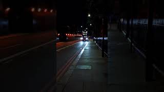 London Bus Route N87 approaching Wandsworth Plain london [upl. by Quinta409]