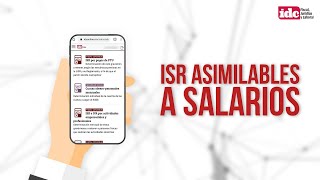 ISR a asimilables a salarios [upl. by Yentruoc]