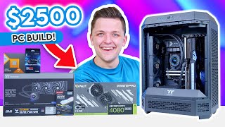 Awesome 2500 Gaming PC Build 2024 🙌 Full 4K Build Guide  ft RTX 4080 SUPER [upl. by Annoirb]