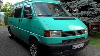 Volkswagen Transporter T4 25 TDI  silnik wnętrze nadwozie dźwięk wydechu [upl. by Eiramanel65]