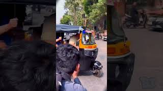 Mrbeast and Logan Paul riding auto in India mrbeast loganpaul [upl. by Cyb]