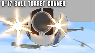 B17 Ball Turret Gunner Dangerous Jobs in History [upl. by Sapienza]