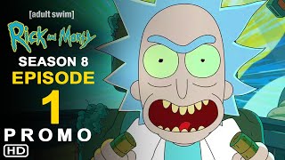 Rick and Morty Season 8 Episode 1 Promo HD  Adult Swim  Theory Ending Anime Review Trailer [upl. by Mastic]