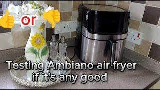 lets test and review Ambiano air fryer [upl. by Rimidalv]