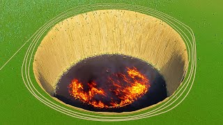 I burned all my money on a 1000m DEEP PIT in Cities Skylines 2 [upl. by Gilemette426]