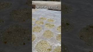 Sabudana Papad recipe reels youtubeshorts chef trendingshorts bollywood [upl. by Cowles334]