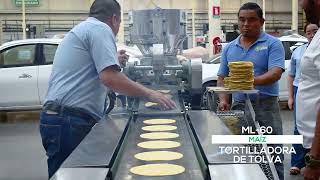 Tortilladora de Tolva ML60│Manufacturas Lenin [upl. by Moyer]