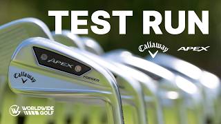 Revealed New 2024 Callaway Apex Irons  Test Run Review [upl. by Adnir]