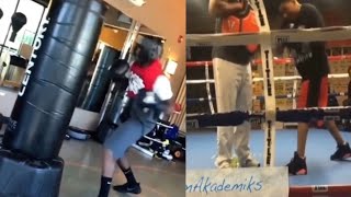 Cassidy amp Hitman Holla Shows Off Boxing Skills [upl. by Ley193]