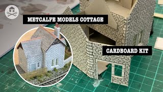 Building a Metcalfe Models gardeners cottage cardboard kit HD [upl. by Hauhsoj]