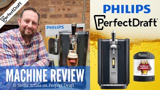 Philips Perfect Draft Machine review  draught beer at home from a 6L keg barrel tap pump dispenser [upl. by Jacquelynn]