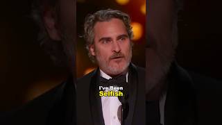 Joaquin Phoenix Emotional Oscar Speech joaquinphoenix [upl. by Nabla]