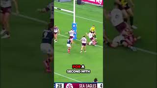 NRL Roosters vs Manly  Teddy Blows Sea Eagles to Pieces as Roosters Book Prelim Final shorts nrl [upl. by Yevre]