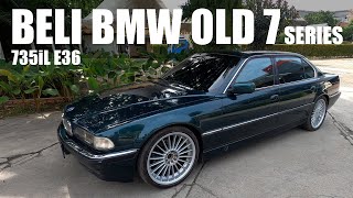 BELI BMW OLD 7 SERIES  E38 735iL 1998 MESIN V8 3500cc [upl. by Anrapa204]