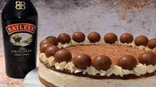 Baileys Chocolate Cheesecake No Bake [upl. by Arval]