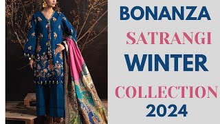 BONANZA SATRANGI WINTER COLLECTION 2024  Original Brand  Wholesale Price [upl. by Nyliuqcaj]