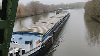 péniche à Prouvy Rouvignies canal de l escaut [upl. by Reffotsirk504]