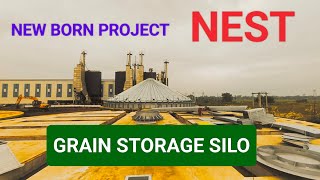 Grain storage silo installation [upl. by Conrade288]