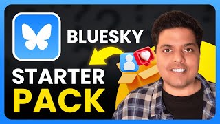 How To Create Starter Pack on BlueSky Social 2024  Full Guide [upl. by Mohl]