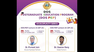 DOS PEP Lecture 19 OP 19 Ocular Surface Tumors  Dr Puneet Jain [upl. by Xonk]