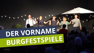 Burgfestspiele Mayen überzeugen mit französischer Komödie “Der Vorname” [upl. by Amorita]