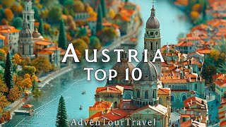 Top 10 Best Places to Visit in Austria  Travel Video [upl. by Ojaras]