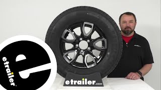 etrailer  Comprehensive Review Karrier ST20575R15 Radial Trailer Tire with 15quot Aluminum Wheel [upl. by Croom]