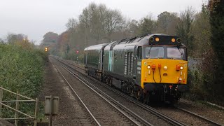 Hanson amp hall class 50 50008 passes through Shawford working 5V20 14112024 [upl. by Lhary]