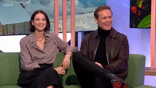 quotIt was very emotionalquot  Caitriona Balfe  Sam Heughan talk Outlander S7B  BBC The One Show [upl. by Machutte]