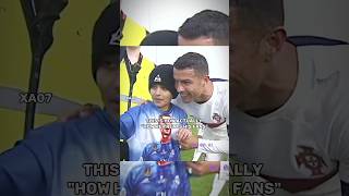 Ronaldo Is The Kindest Man In Football History ♥️🥰 shorts ronaldo shortsvideo [upl. by Savior811]