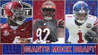 New York Giants 7 Round 2025 NFL Mock Draft  Full Roster and OffSeason Breakdown [upl. by Ainevuol97]