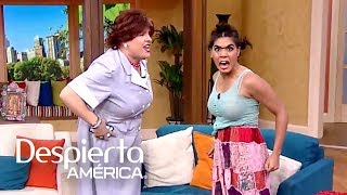 Duelo de canto Doña Meche versus Mela en Teletón USA 2018 [upl. by Ainessej1]