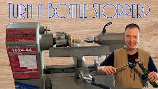 How to Turn a Bottle Stopper A Fun Fast Woodturning Project [upl. by Donelle]