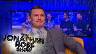 Luke Evans And Taron Egerton Have A Welsh Off  The Jonathan Ross Show [upl. by Kotta]