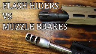 Flash Hider VS Muzzle Brake [upl. by Atelokin]