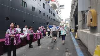 Disembarking Koningsdam at Honolulu cruise port [upl. by Giorgio753]