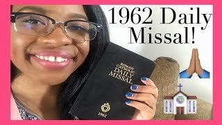 1962 Daily Missal  tradcatmaria vlogs [upl. by Dennett661]