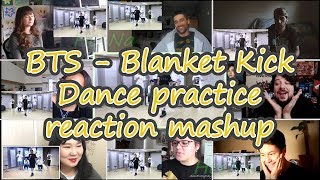 BTS Blanket Kick 이불킥 Dance Practice｜reaction mashup [upl. by Ettesel]