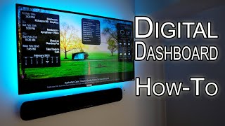 Digital Dashboard CalendarWeatherToDo Listetc [upl. by Asamot]