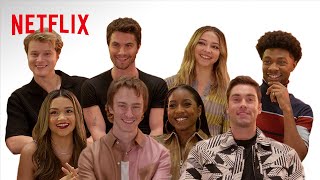 The Outer Banks Cast Describes Season 3 in 15 Seconds  Netflix [upl. by Mcleod]