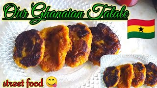 How to make Simple Ghanaian TataleSpicy plantain pancakes [upl. by Akirej]