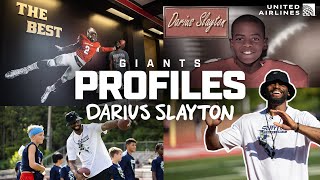 Darius Slaytons NFL Journey amp Shares Unique Sports Car  Giants Profiles [upl. by Konyn]