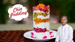 Tasty Chia Pudding at Home  Rich in Omega 3  Healthy Diet Recipe  Manthenas Kitchen ASMR [upl. by Nutsud]