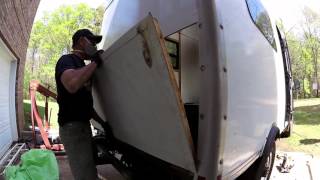 Box Truck Camper Scrapyard finds and Tailgate install 15 [upl. by Ilana]