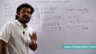 APTRANSCO AEE 2019 Detailed Solutions Q1120  RLC Education India  Nikhil Nakka [upl. by Saturday]