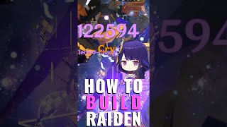 How to Build Raiden Shogun Baal  Artifacts amp Weapons  Genshin Impact [upl. by Nylime97]