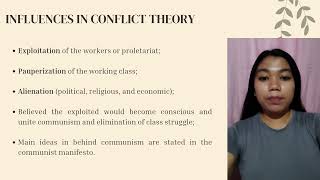 Conflict Theory BSSW2C  SW B6  GROUP 4 [upl. by Okimat]